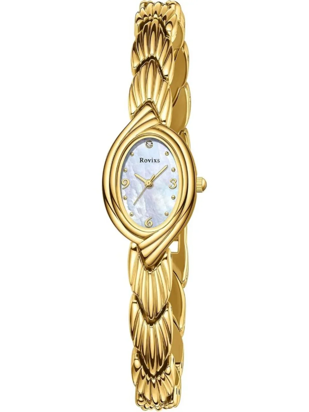 Elegant Vintage Women's Quartz Watch - Classic Design, Water Resistant